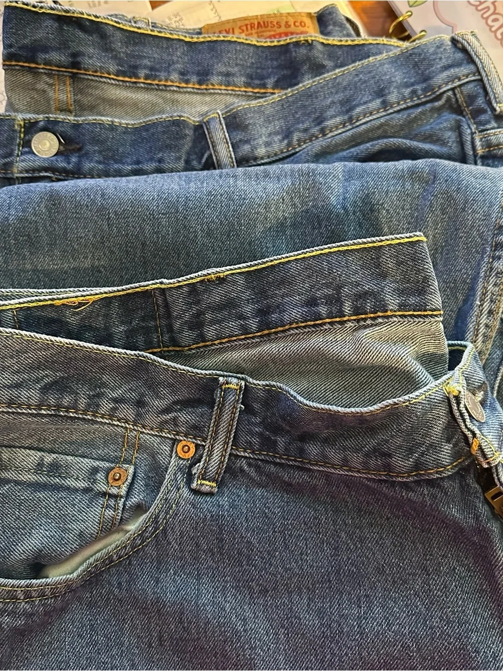 Levi's 560 Relaxed Fit Jeans (2 pair) size 46x30